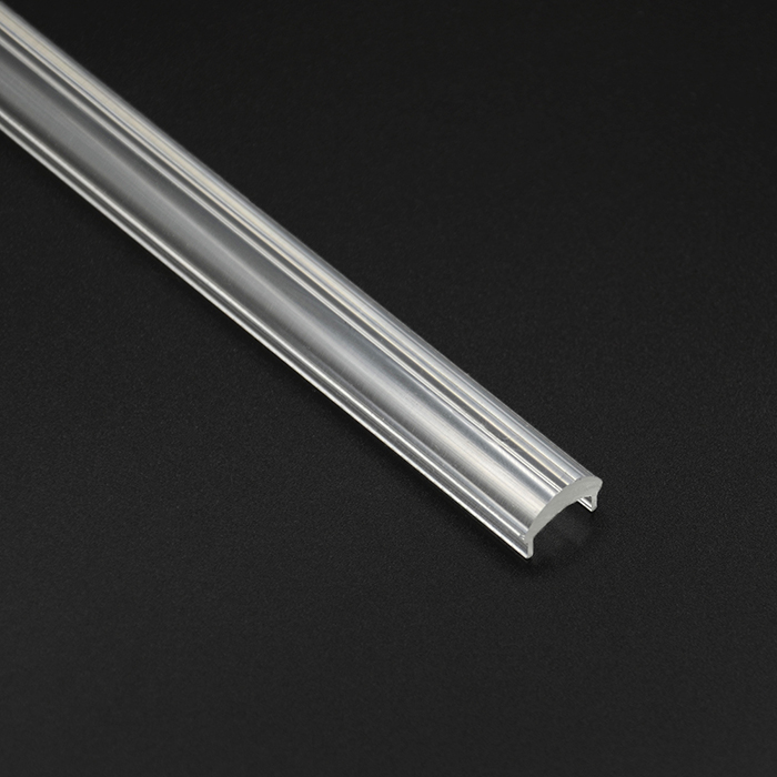 LED Diffuser Channel Aluminum Profile with 45° Lens For 12mm Width LED Strip Lighting